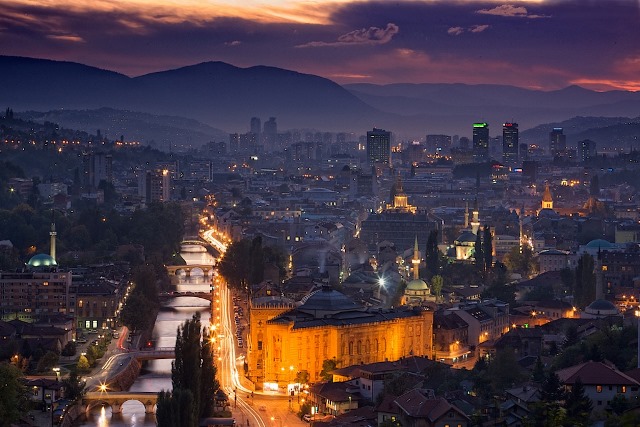 city of sarajevo bosnia and herzegovina