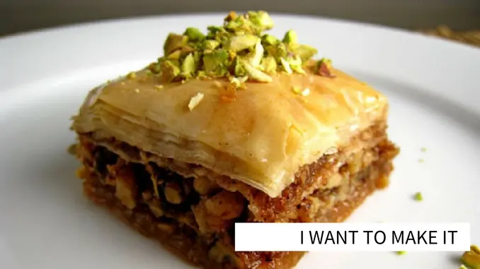 baklava for ramadan