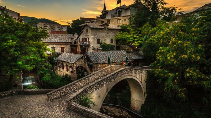 small bridge mostar